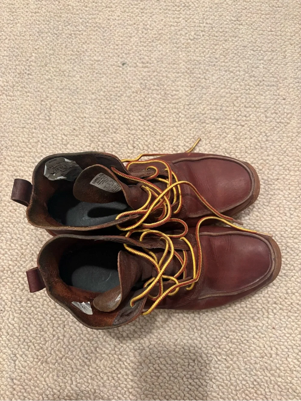Sorel Men’s Dark Brown Leather Chukka Boot with Tan Sole